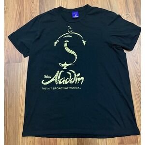 Disney Aladdin Broadway Musical Shirt Mens Extra Large Genie Graphic Black